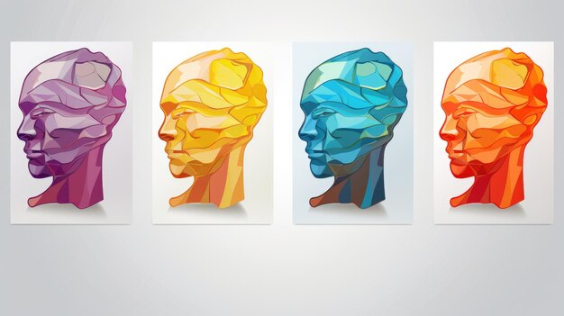 Ilustración puramente vectorial en fondo blanco