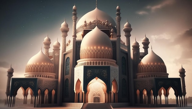 Ilustración de Ramadán mubarak Ramazan eid ul fitr eid ul adha fondo y fondo de pantalla