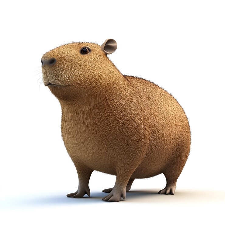 Foto ilustración realista del capibara