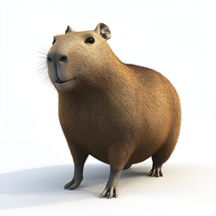 Foto ilustración realista del capibara