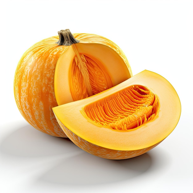 ilustración de rebanada de calabaza de otoño