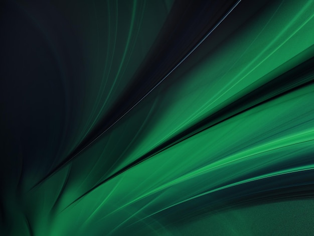 Ilustración de renderización 3D de fondo fractal abstracto verde