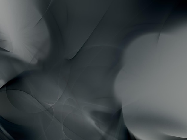 Ilustración de representación 3D de fondo fractal caótico abstracto