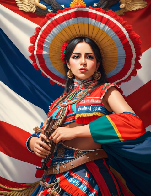 Foto ilustración de la revolución mexicana