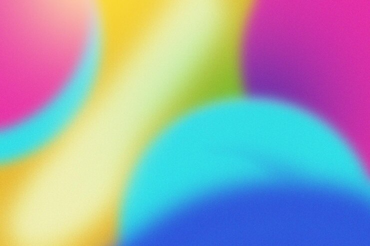 Foto ilustración ruido de fondo degradado degradado efecto borroso resumen textura áspera arco iris circl