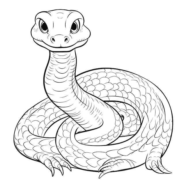 ilustración de serpiente