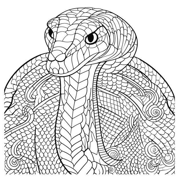 ilustración de serpiente