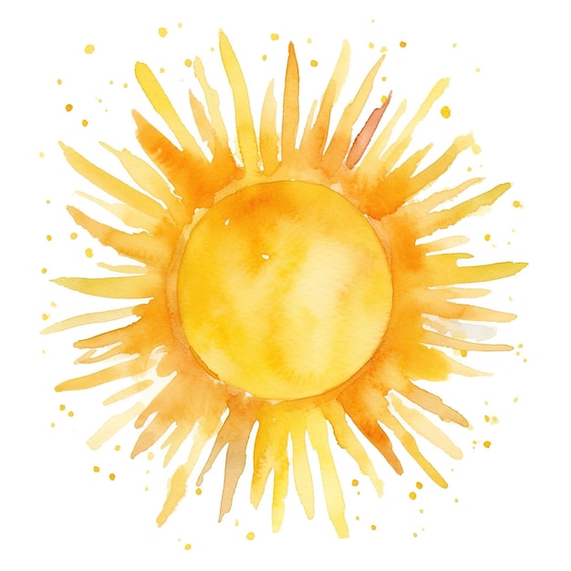 Foto una ilustración simbólica del sol