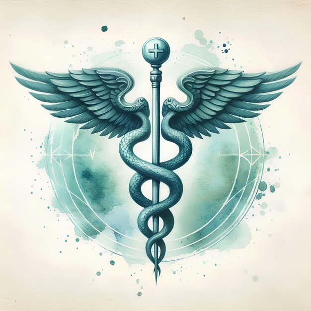 Foto ilustración con el símbolo de la medicina 3
