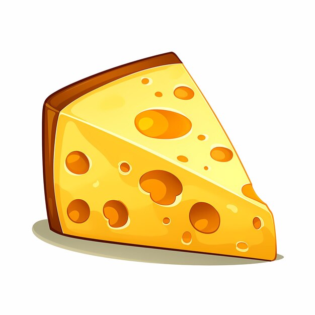 Ilustración simplificada de un queso