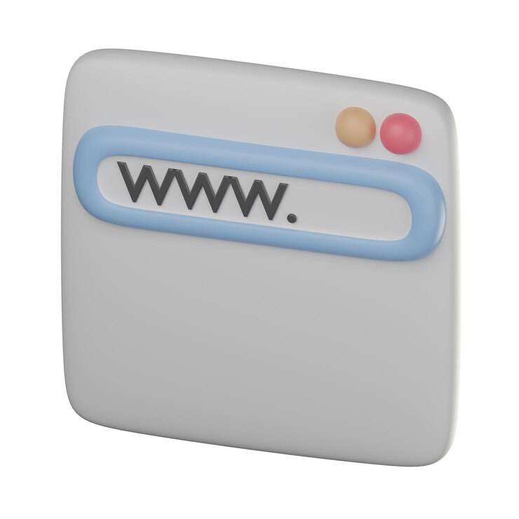 Foto ilustración de sitios web en 3d