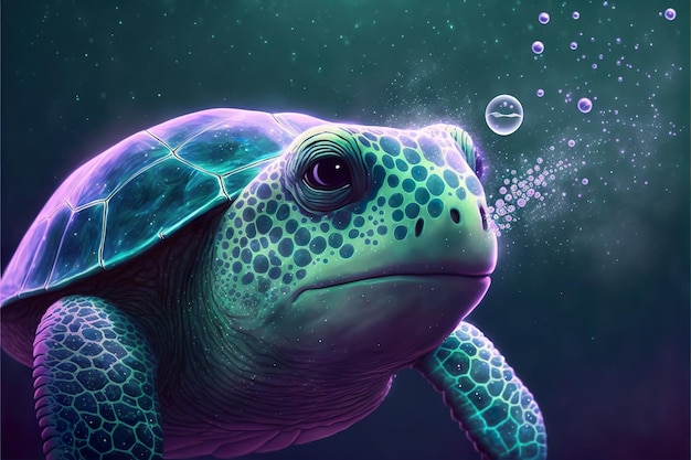 Ilustración de sueño de tortuga