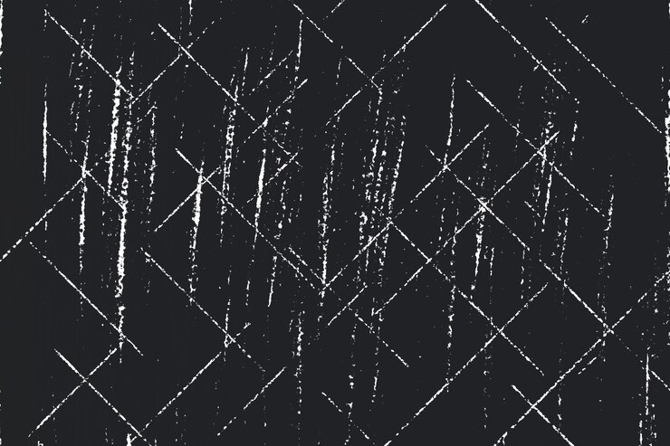 Ilustración de superposición de textura grunge en blanco y negro sobre cualquier diseño para crear un efecto vintage sucio