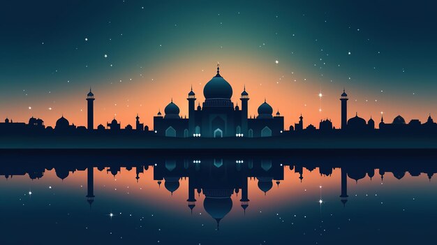 Ilustración de Taj Mahal