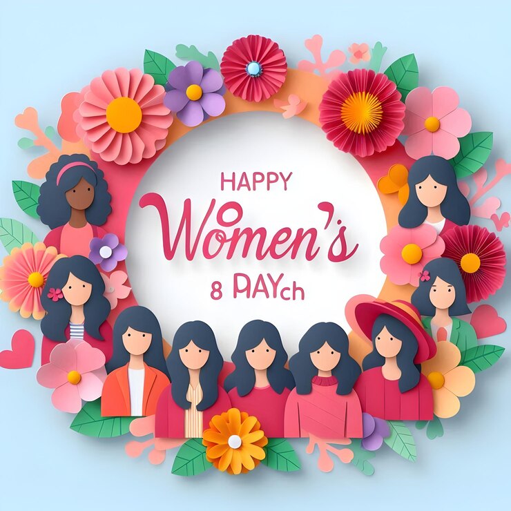 Ilustración tarjeta del Día Internacional de la Mujer