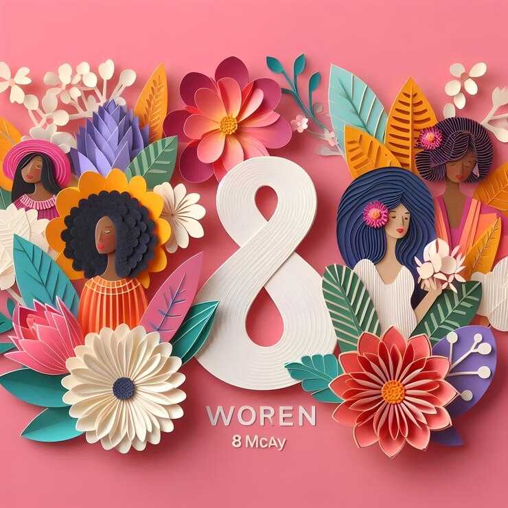 Ilustración de la tarjeta del día de la mujer