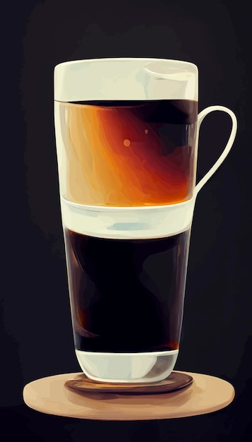 Ilustración de taza de café ilustración de café