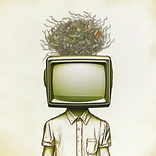 ilustración de televisión