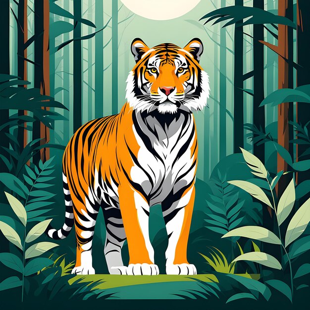 Ilustración del tigre