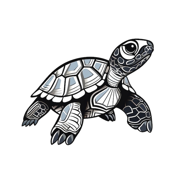 Ilustración de la tortuga