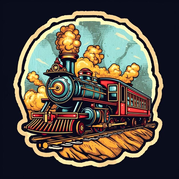 ilustración de tren