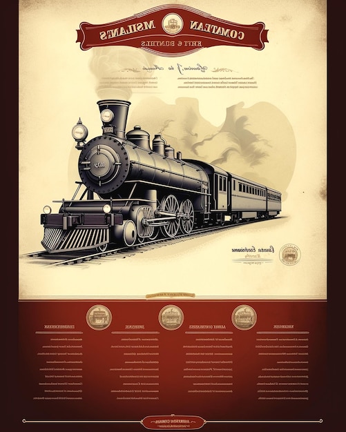 Foto ilustración de tren