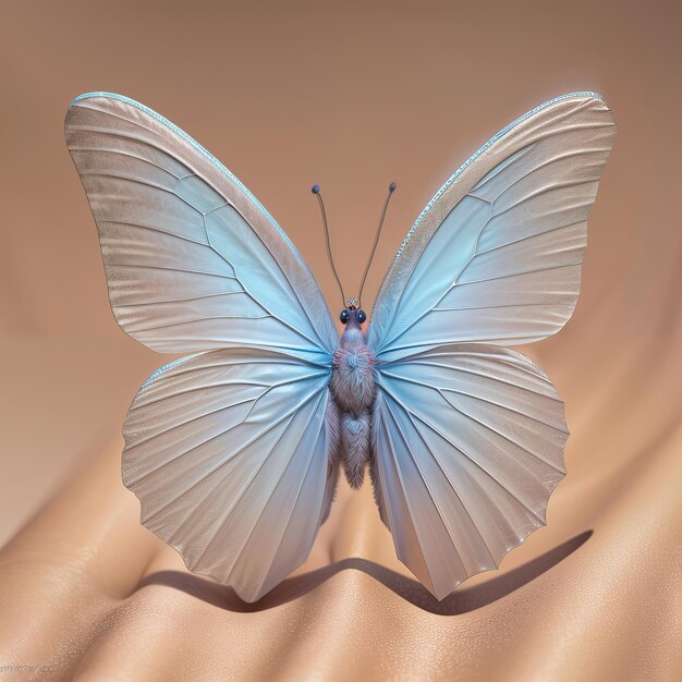 Ilustración única y colorida de una mariposa en tamaño de imagen súper grande 4k psd