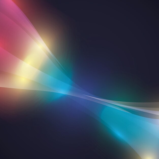 Ilustración de vector de diseño de fondo de rayas y curvas de colores