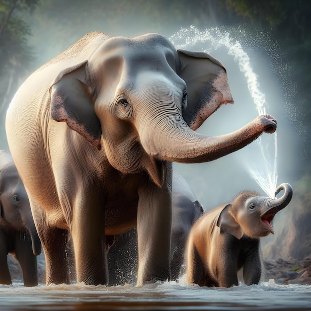 Ilustración de vector de elefante