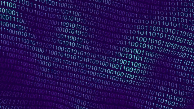 Ilustración de vector de tecnología de datos grandes. Malla coloreada abstracta borrosa del negocio de los datos.