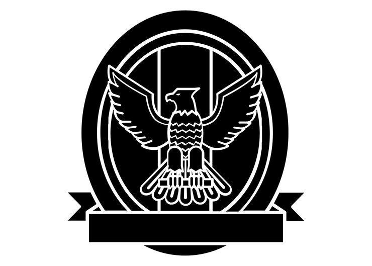 Foto ilustración vectorial del águila
