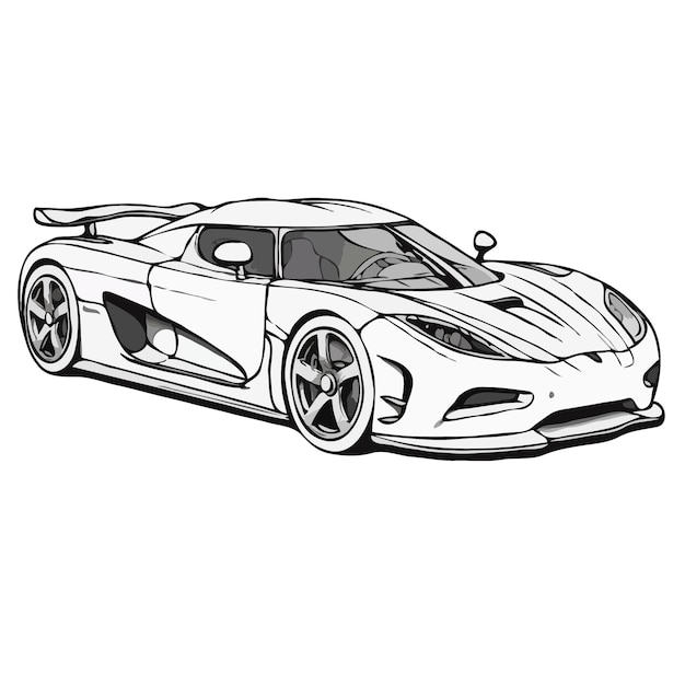 Ilustración vectorial de automóviles