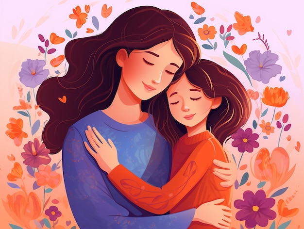 Ilustración vectorial del Día Internacional de las Madres