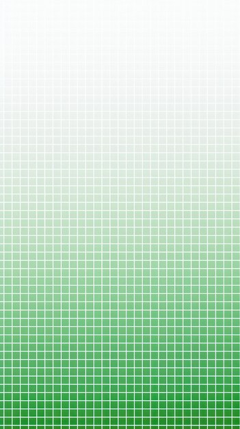 Ilustración vectorial de fondo de impresión verde con cuadrícula en el estilo de diseño plano de color blanco de alta resolución