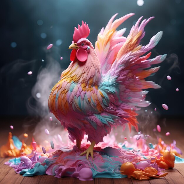 Foto ilustración vectorial de gallo el papel de pared hd más asombroso y de tendencia