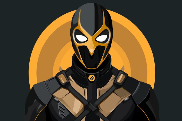 Ilustración vectorial del juego Mortal Kombat