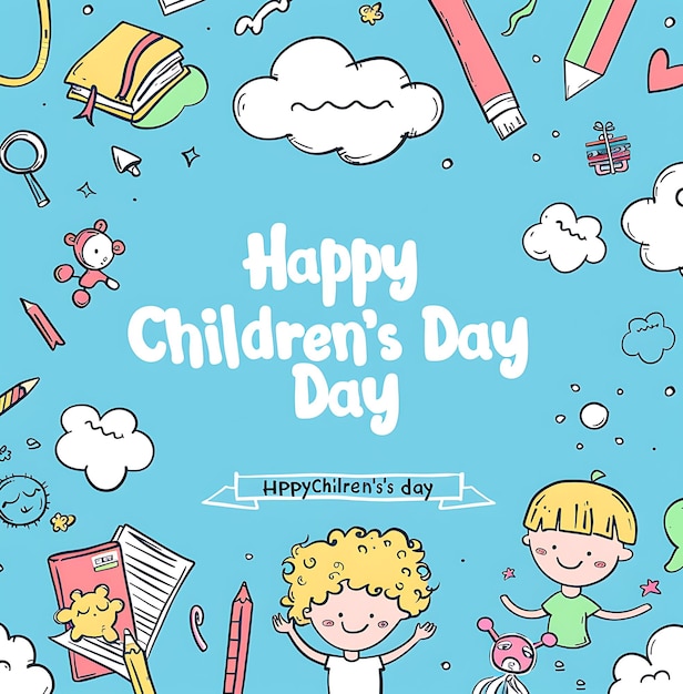 Ilustración vectorial magistral para las celebraciones del Día de los Niños