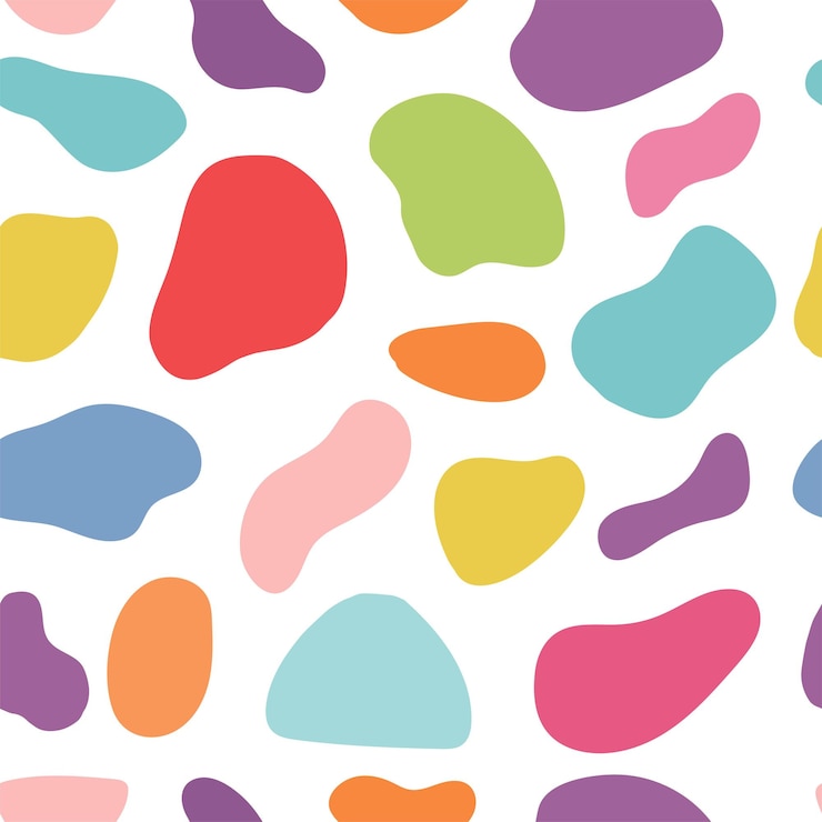 Foto ilustración vectorial de manchas de colores