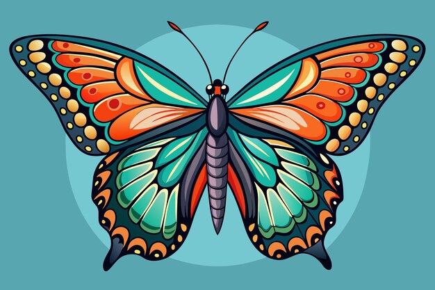 Foto ilustración vectorial de las mariposas