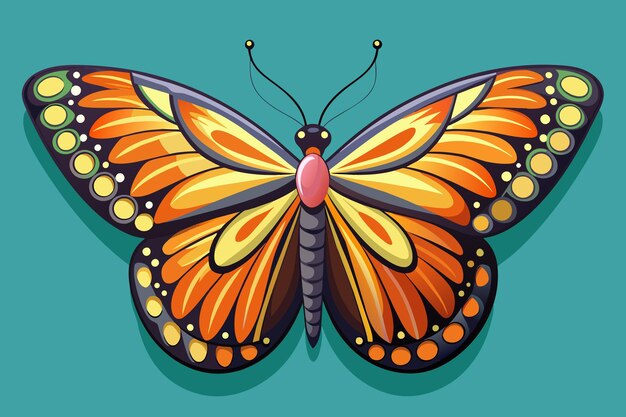 Foto ilustración vectorial de las mariposas