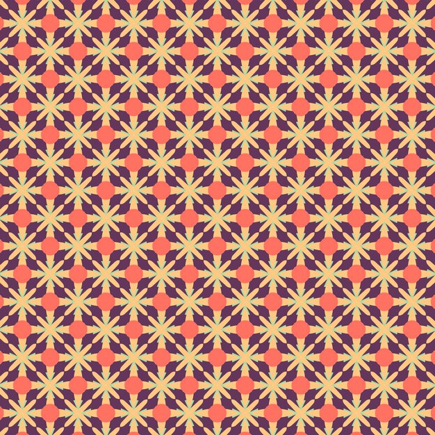 Una ilustración vectorial de un patrón sin fisuras con la imagen de una cruz.