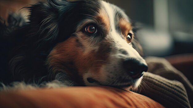 Ilustración del vínculo con el día de tu perro realista en 3D.