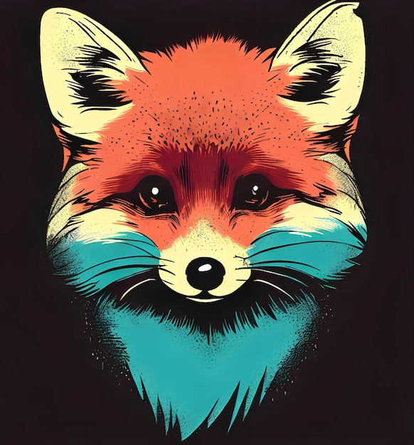 Ilustración de Vintage Fox