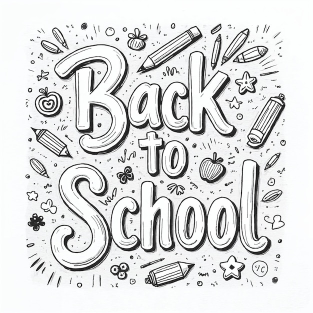 Ilustración de la vuelta a la escuela