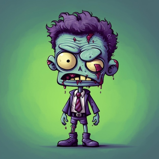 Ilustración zombi