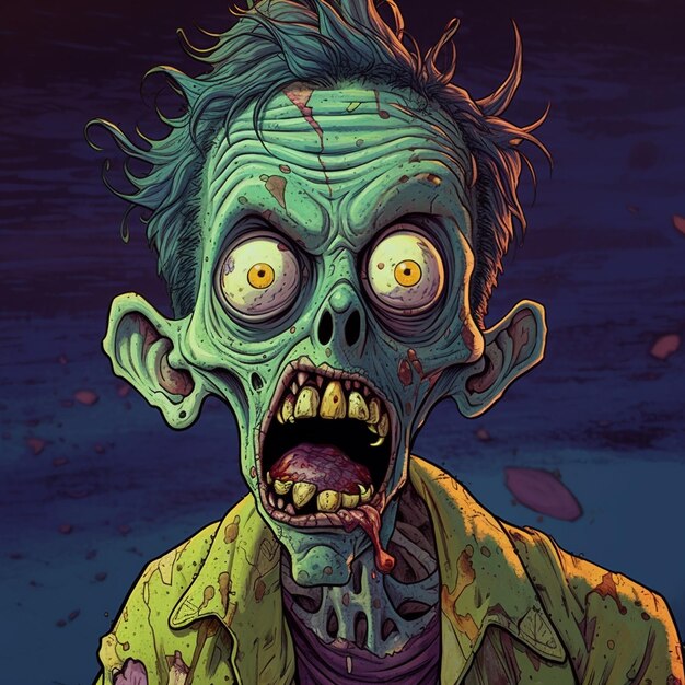 Ilustración zombi