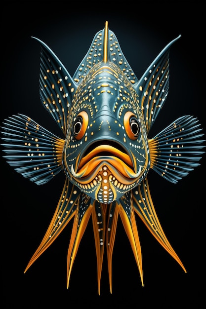 ilustraciones animadas de peces