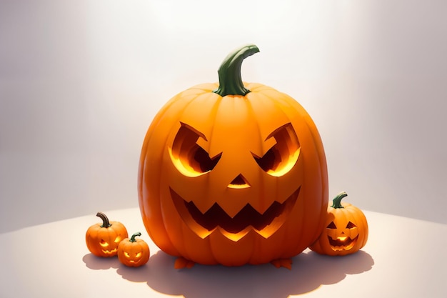 Ilustraciones de calabaza de halloween