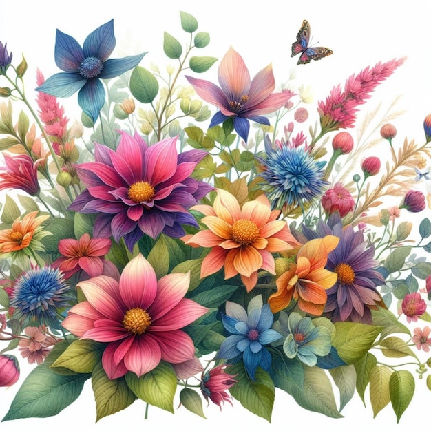 ilustraciones de flores