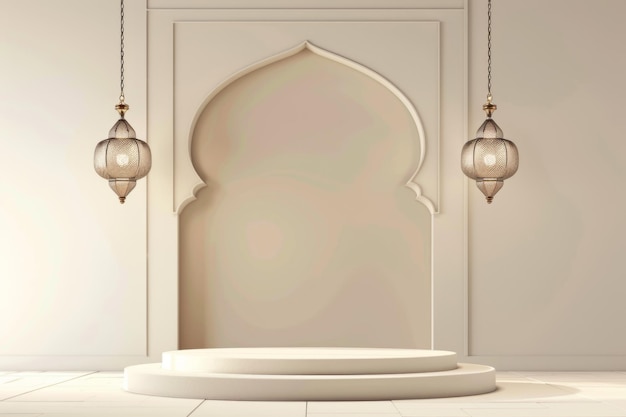 Las ilustraciones de fondo de Ramadan Kareem
